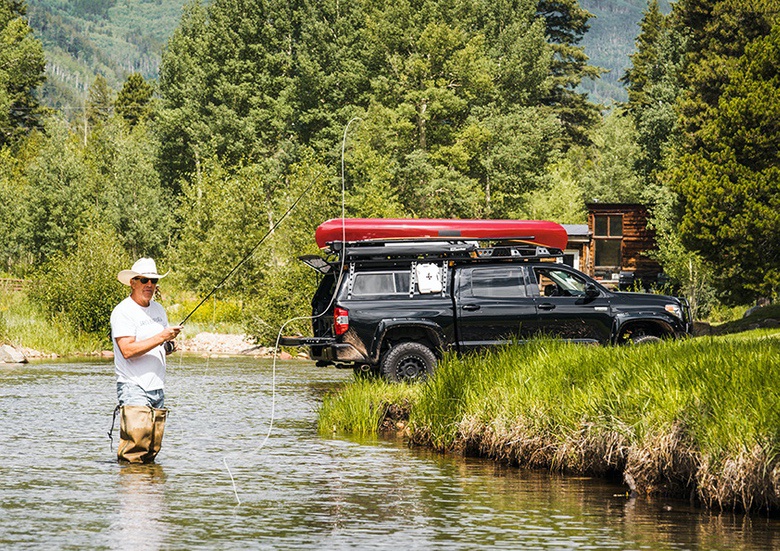 Walkthrough of A.R.E. Toyota Tundra Fishing Truck - Wired2Fish