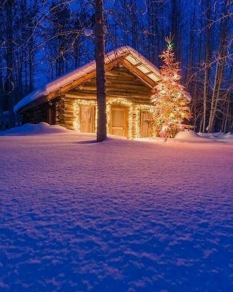 A Little Christmas Cabin in the Woods is All I Need (27 Photos