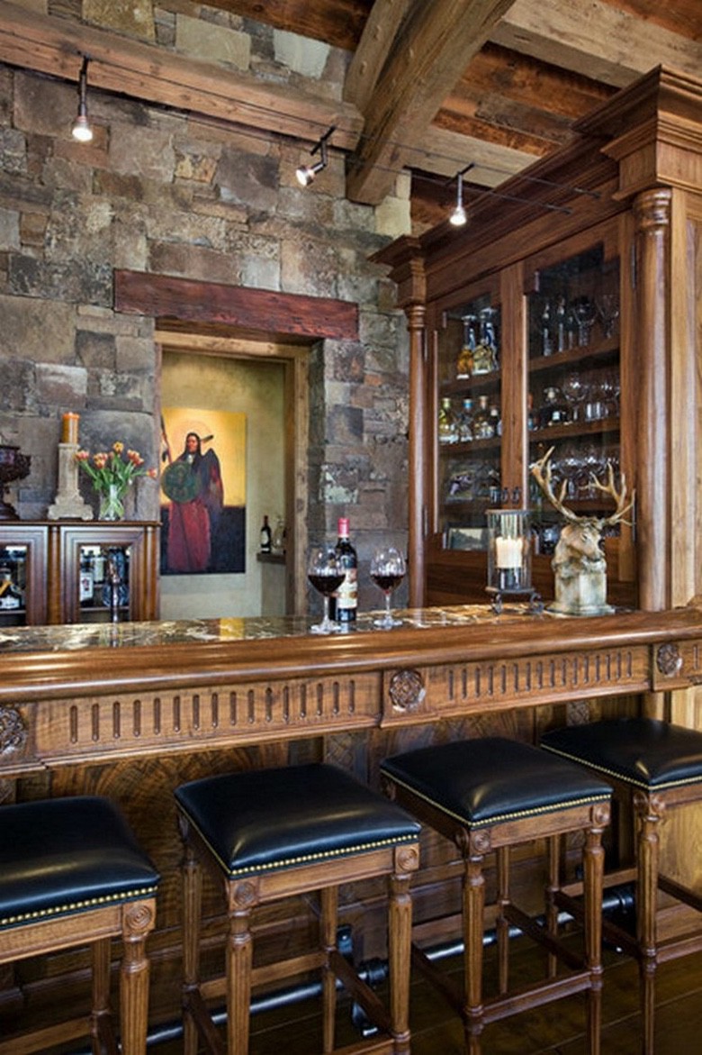 You’d Never Leave the House If You Had These Manly Home Bars (33 Photos ...