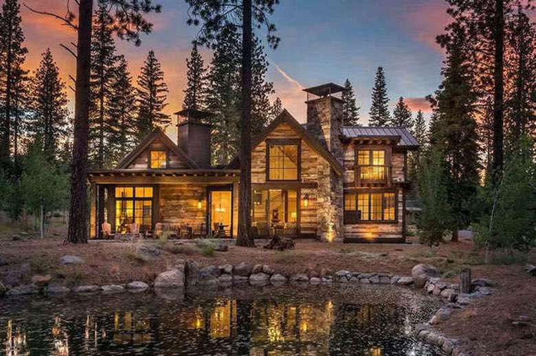 Dream House: Lake Tahoe Woodsy Cabin Real Estate For Sale (1)