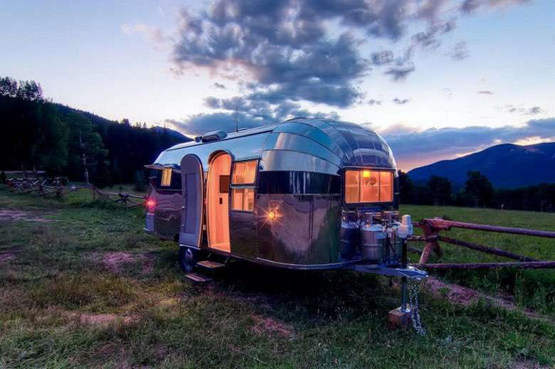 Camp in Style in the This Beautifully Restored 1954 Airstream Flying Cloud (1)