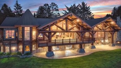 Dream House: Oregon Coastal Log Home Estate