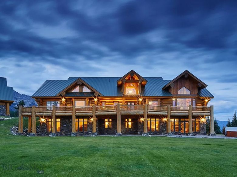 Dream House: Big Sky, Montana Luxury Log Cabin