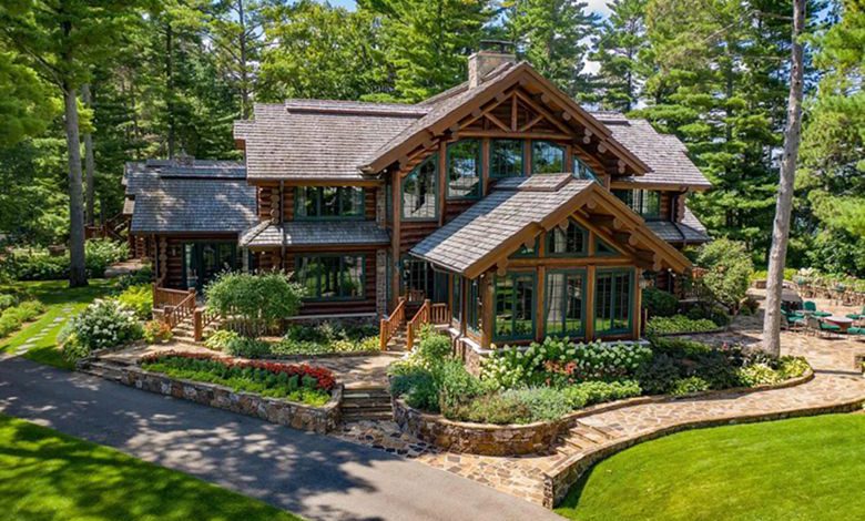 Dream House: Minnesota Lakefront Luxury Resort Home